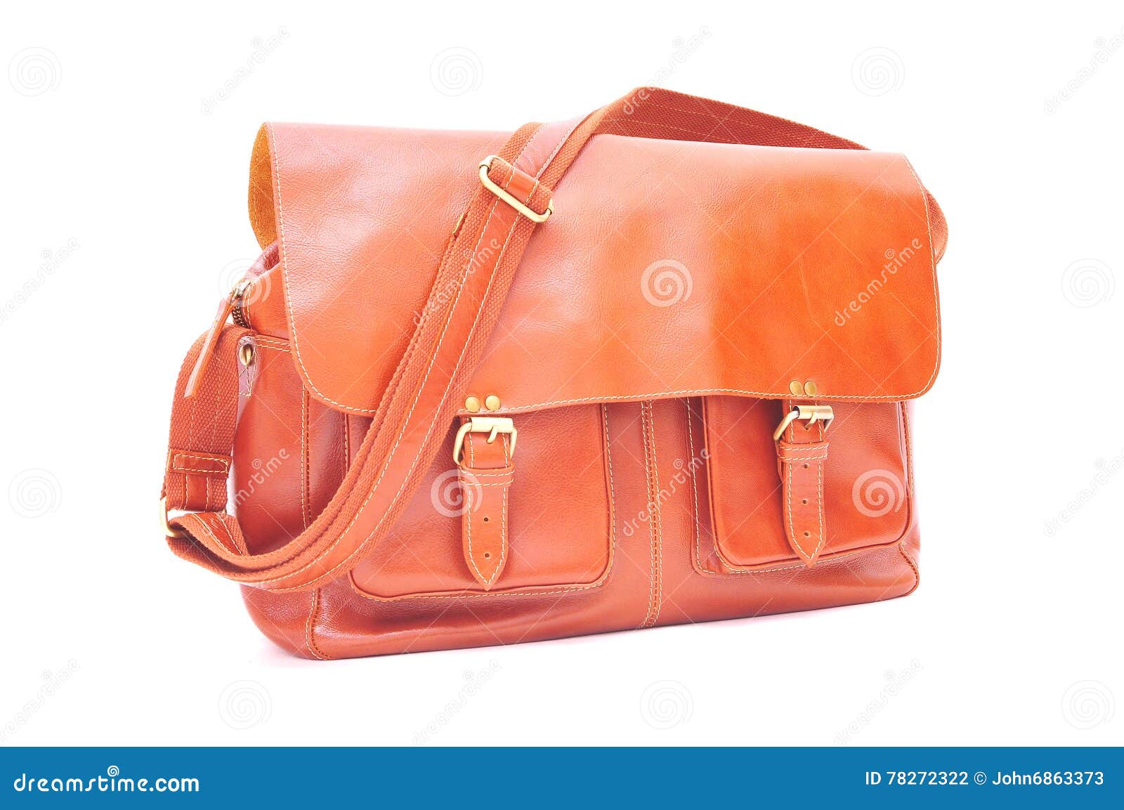 Brown Leather handbag stock photo. Image of concept, clipping - 78272322