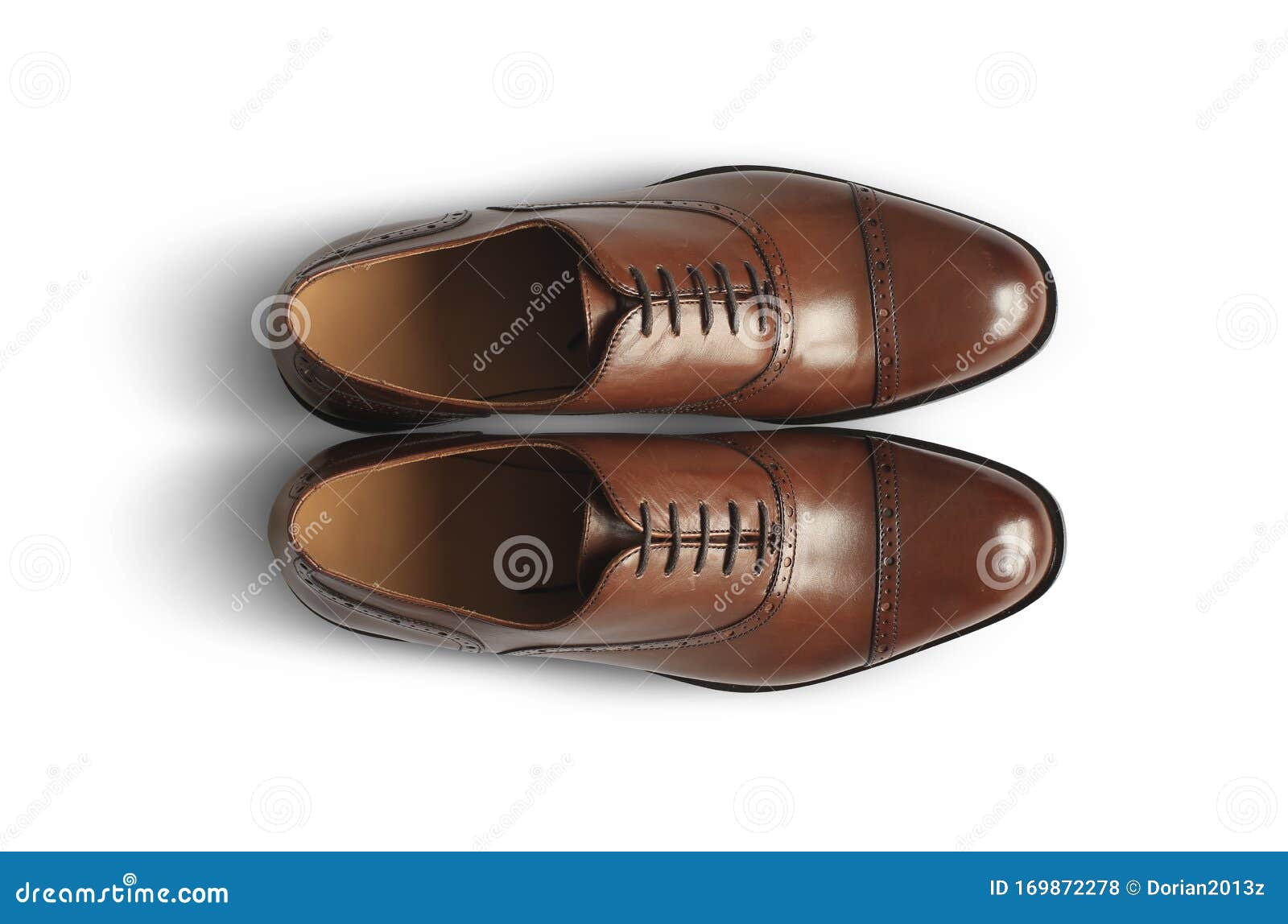 Brown leather men`s shoes stock photo. Image of shoes 169872278