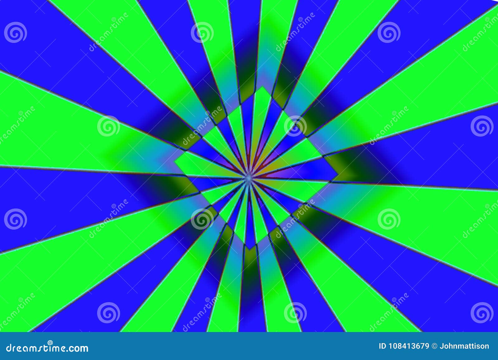 blue and green pin wheel