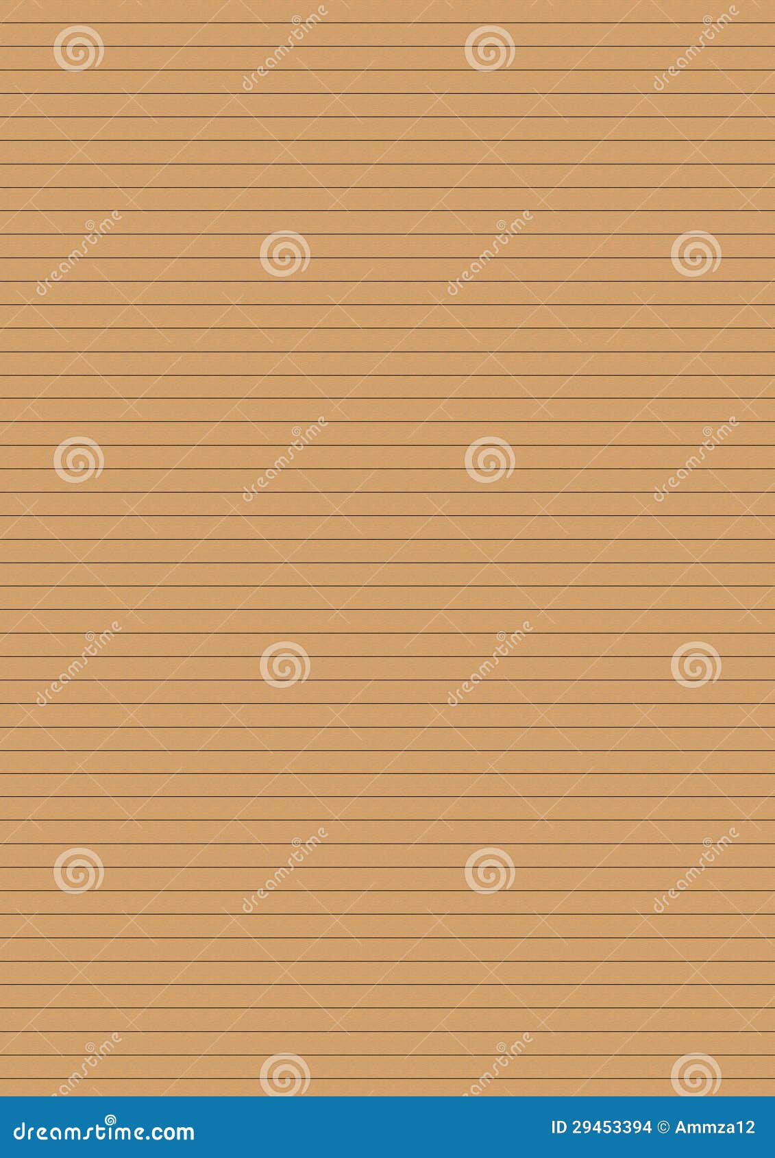 Brown line paper A4 size stock illustration. Illustration of light