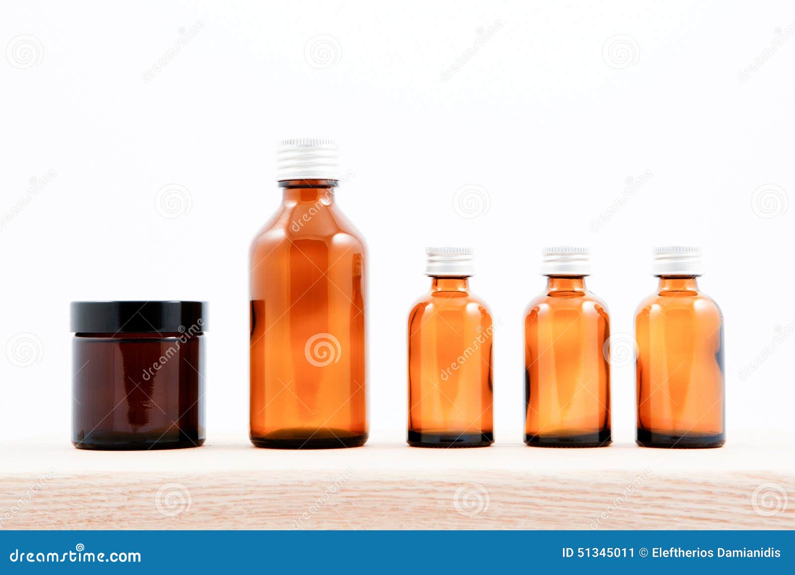 Brown Medicine bottles stock image. Image of selective 51345011