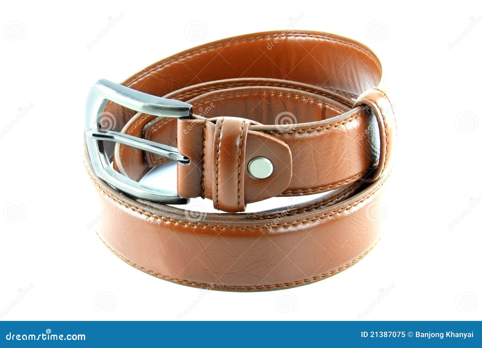 Brown men s fashion belt stock image. Image of abstract - 21387075