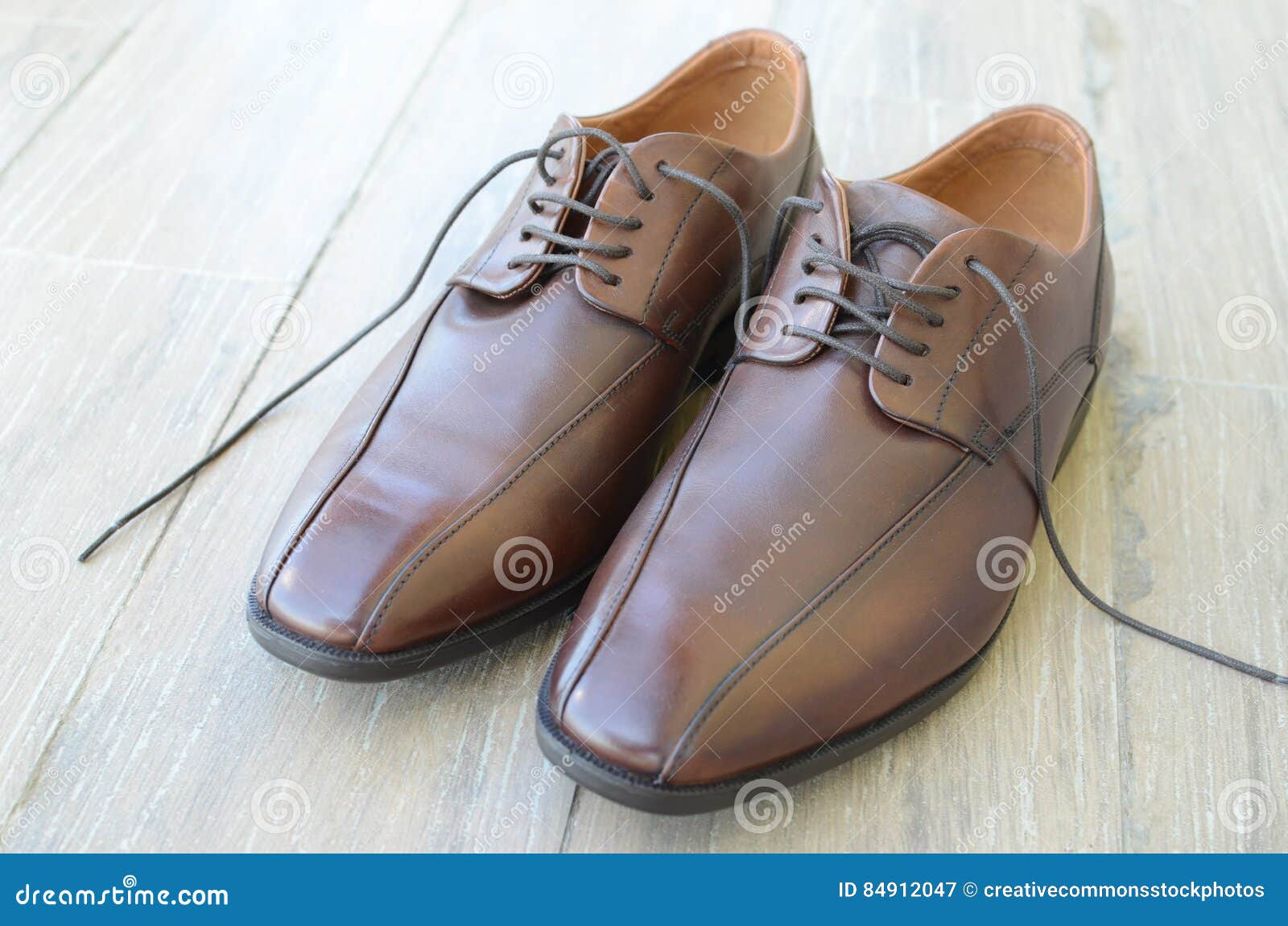 Brown Mens Shoes Picture. Image: 84912047