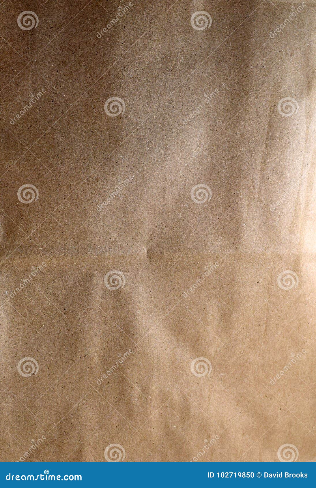 Brown Paper Bag with Handles Stock Photo Image of wrinkle, recycle 102719850
