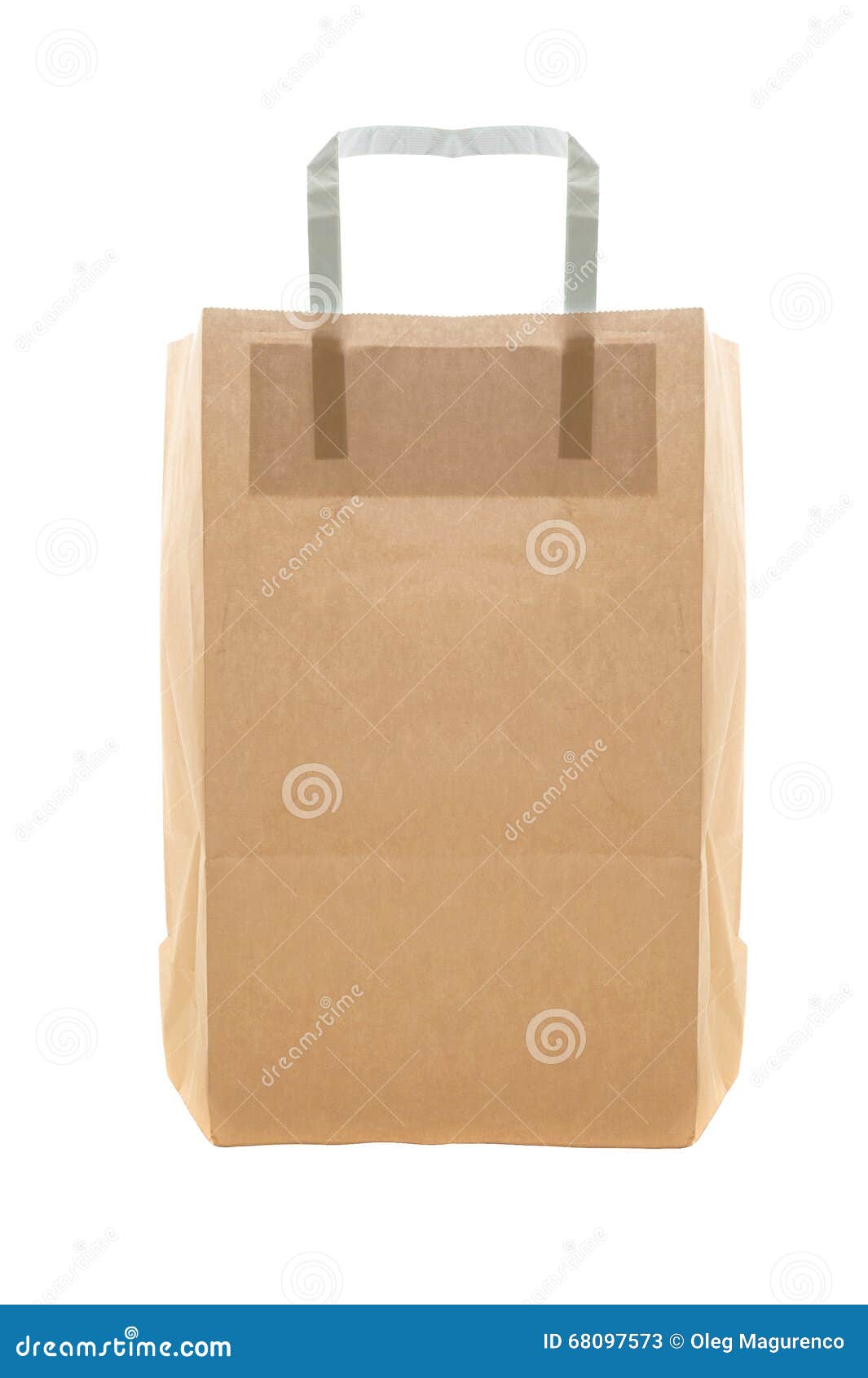 Brown paper bag stock image. Image of ecology, blank 68097573