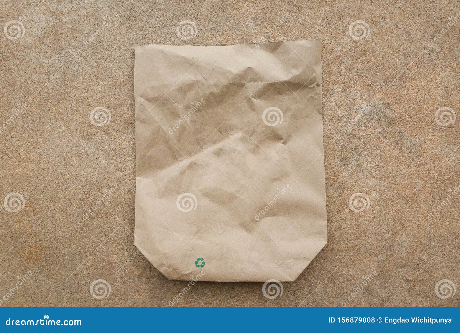 Brown Paper Bag Recycle Background Reduce Environmental Zero