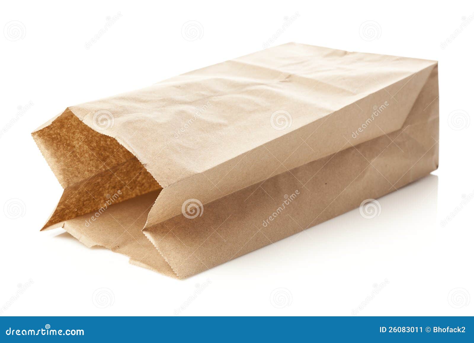 Brown Paper Bag Sack Lunch stock image. Image of sack 26083011