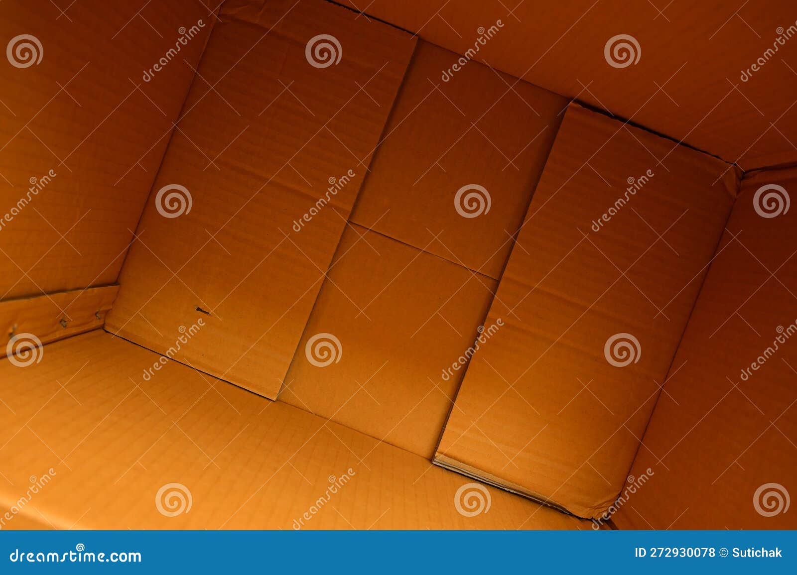 Close Up Brown Paper Box Packaging for Design Stock Photo Image of