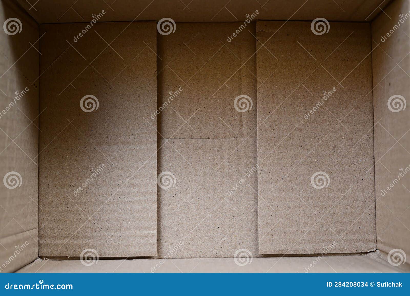 Close Up Brown Paper Box Packaging for Design Stock Photo Image of