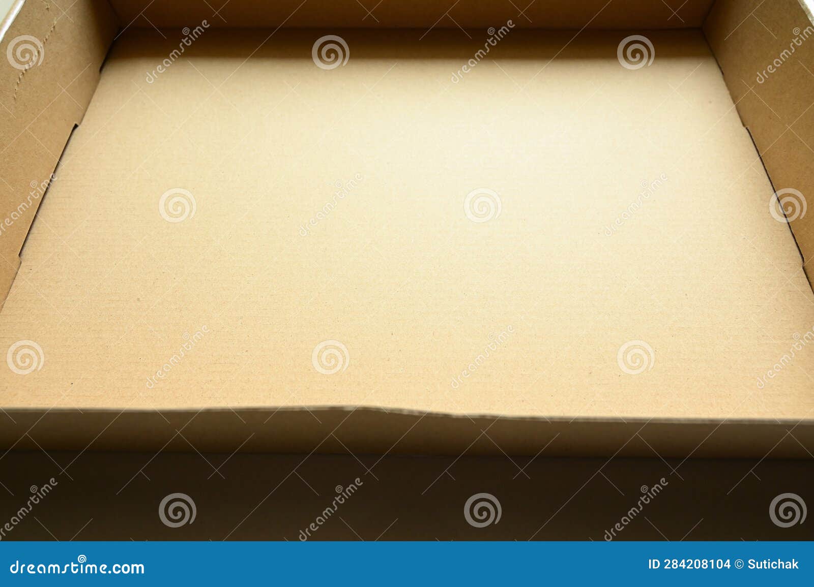 Close Up Brown Paper Box Packaging for Design Stock Photo Image of