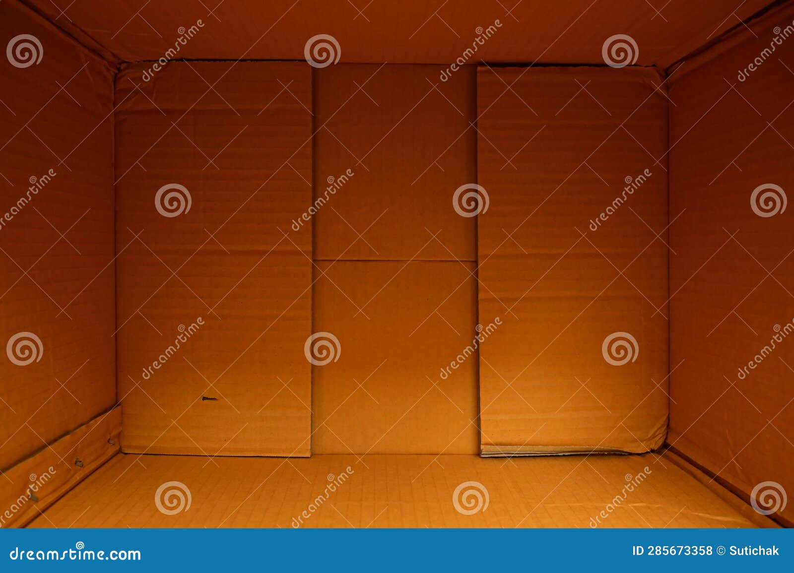 Close Up Brown Paper Box Packaging for Design Stock Photo Image of