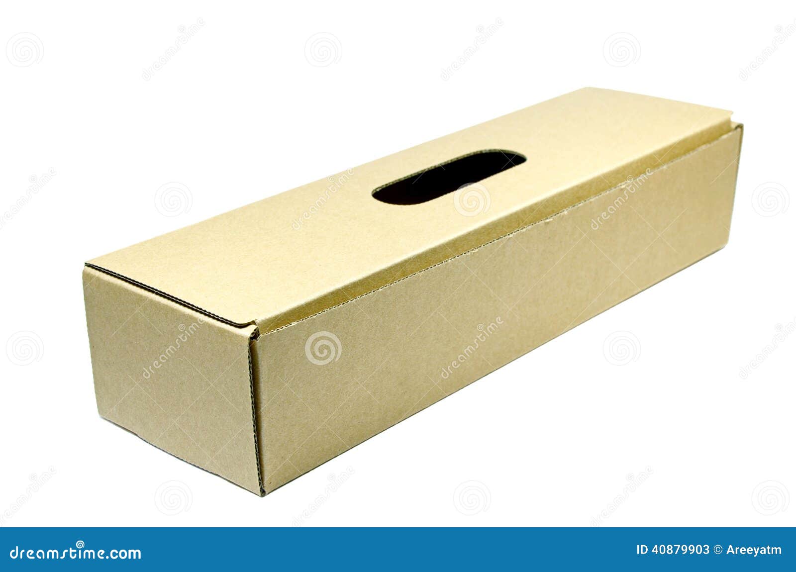 brown paper box.