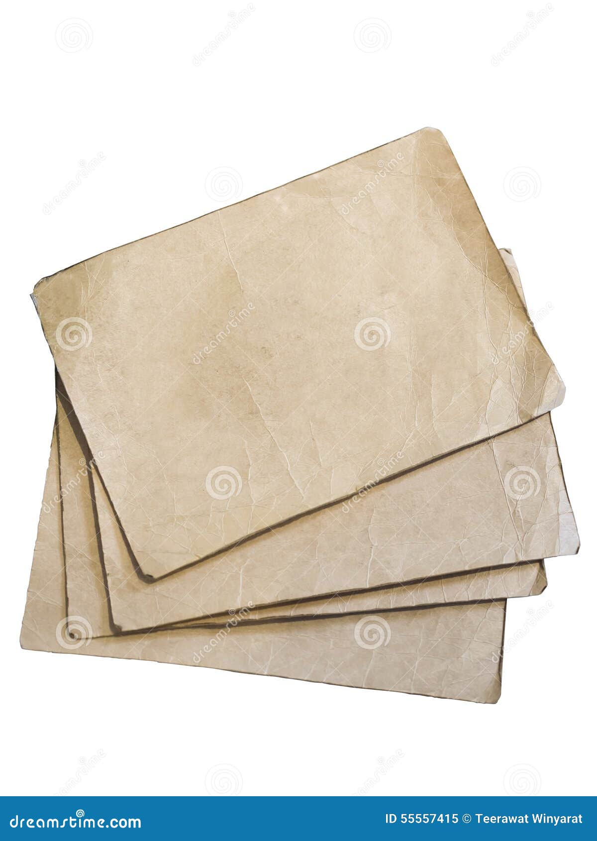 Brown Paper Card Mock Up Template Stock Image Image of nature