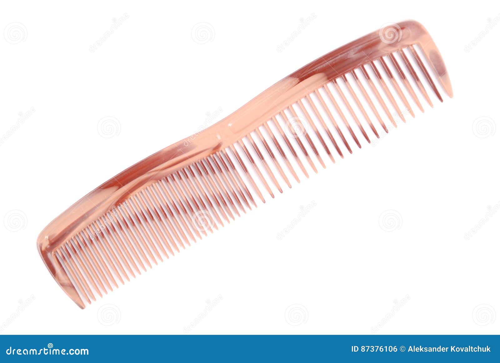 Brown plastic hair comb stock photo. Image of accessory - 87376106