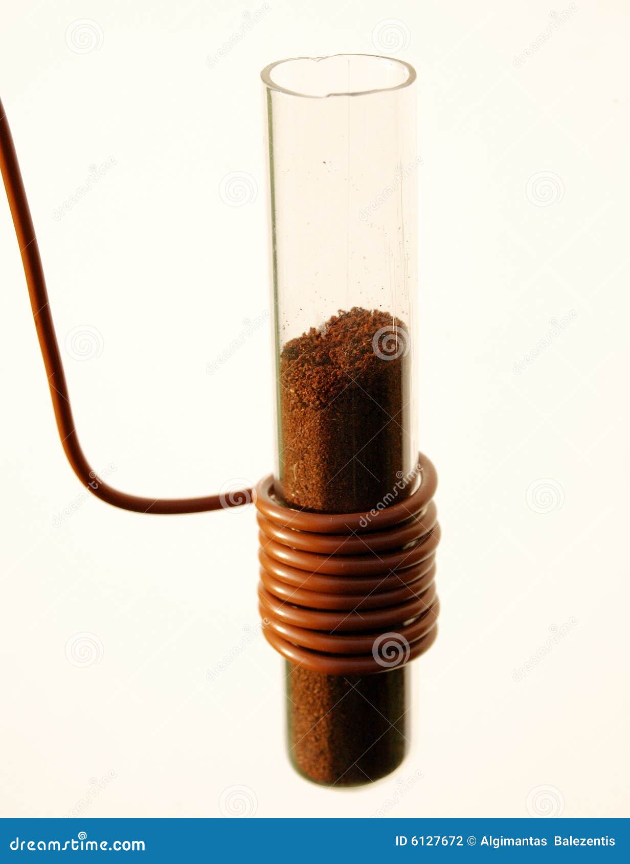 Brown powder stock photo. Image of chemistry, brown, close 6127672