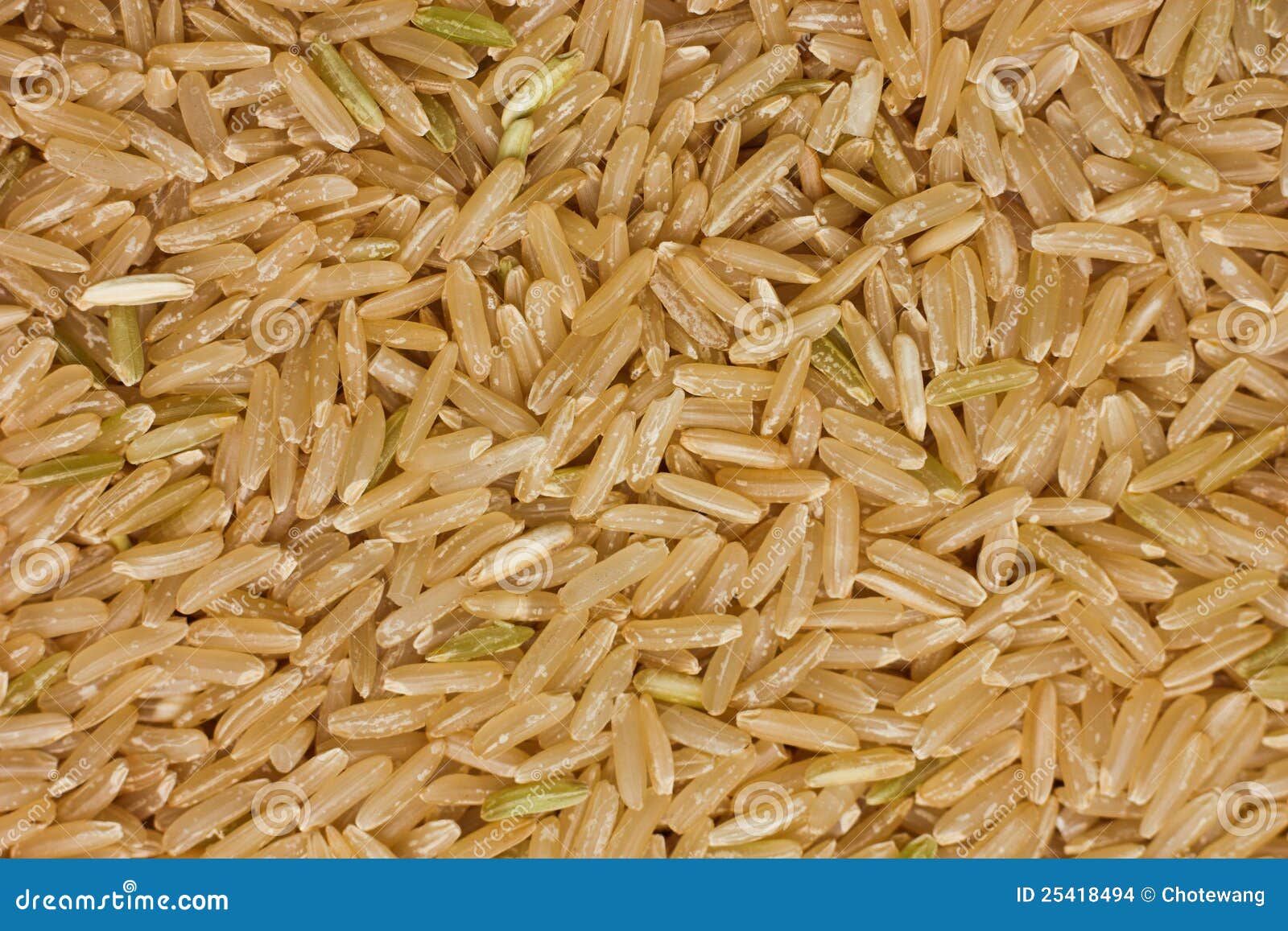 Brown rice grains stock photo. Image of close, brown 25418494