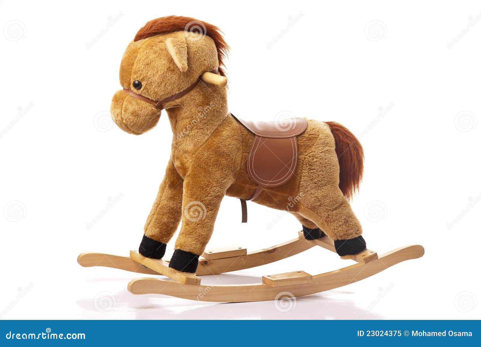 brown rocking horse