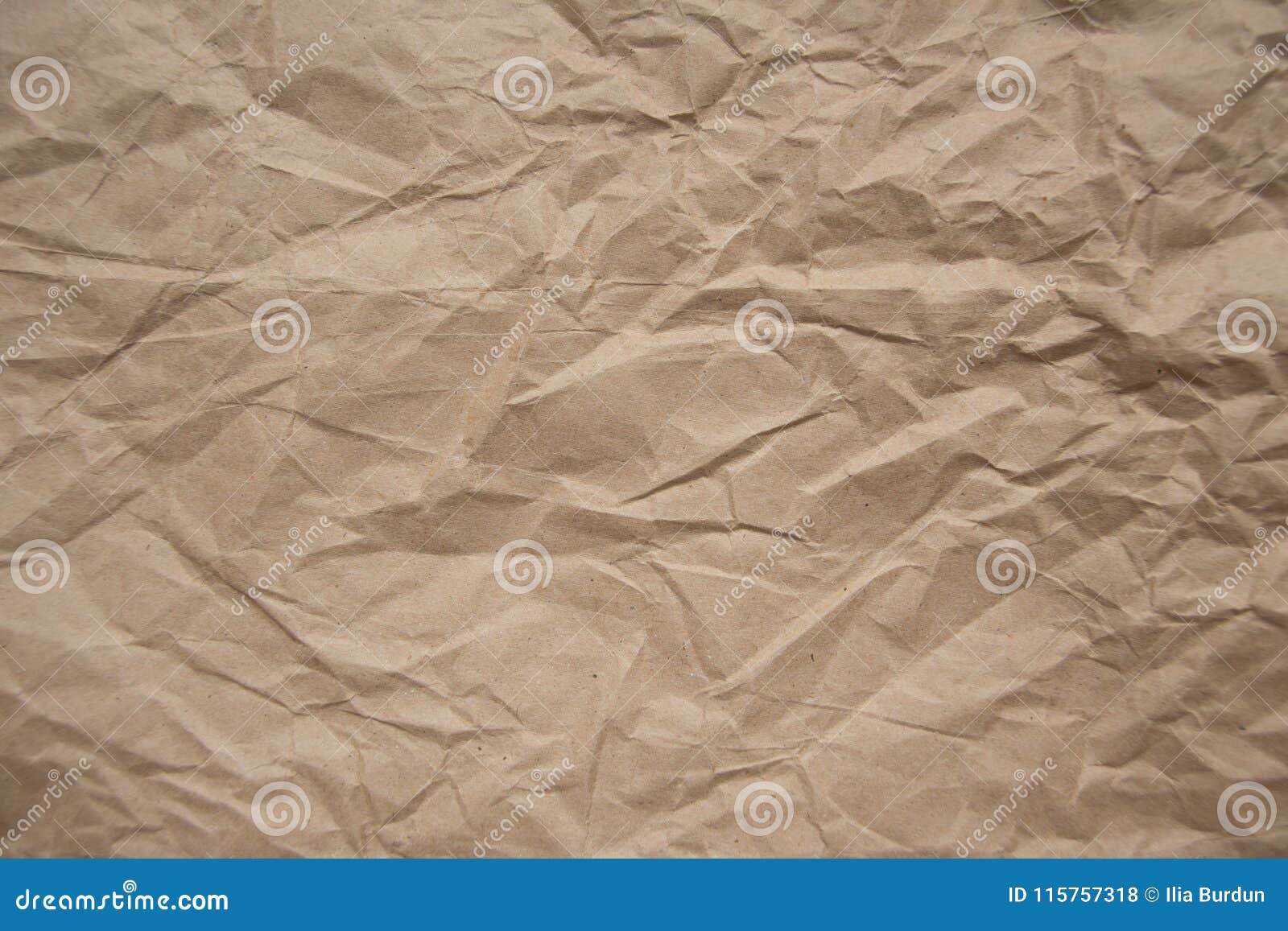 brown rough crumpled recycled paper texture