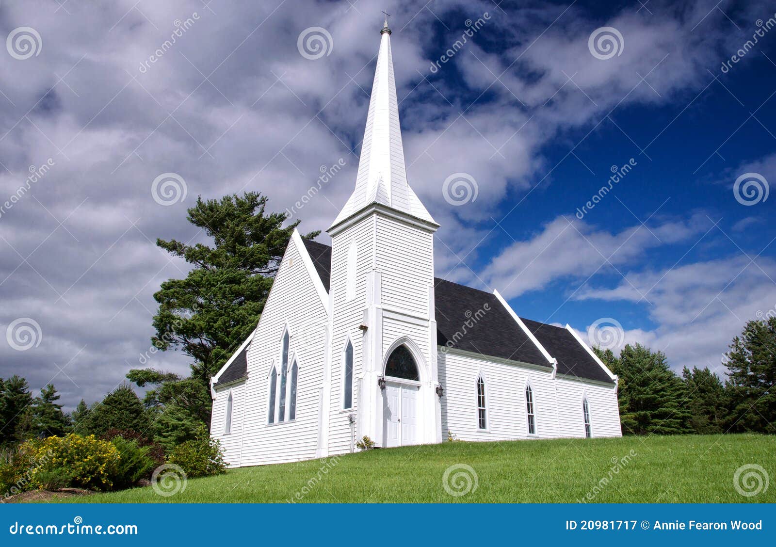 Brown S Yard Church, New Brunswick Stock Image Image of landmark
