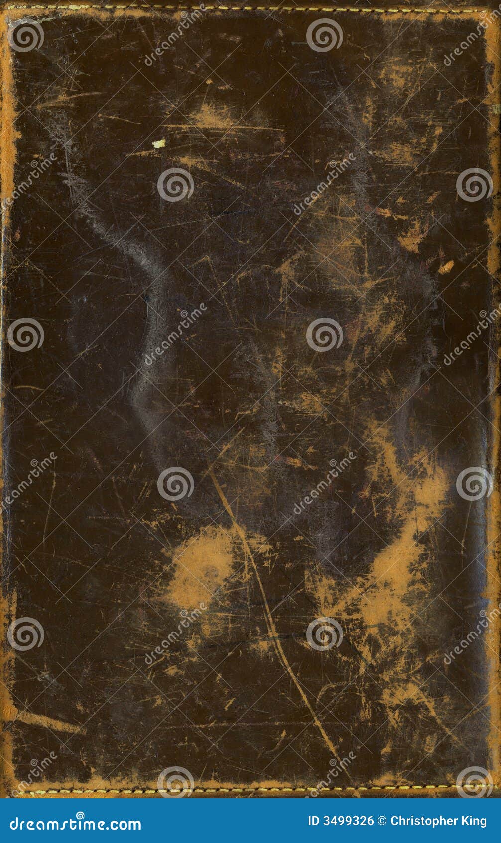 Brown scratched leather stock photo. Image of crinkled 3499326