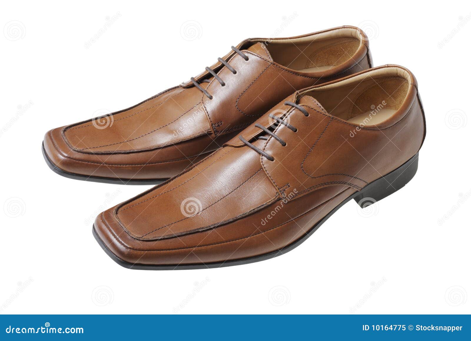 Brown shoes stock image. Image of modern, fashion, isolated - 10164775