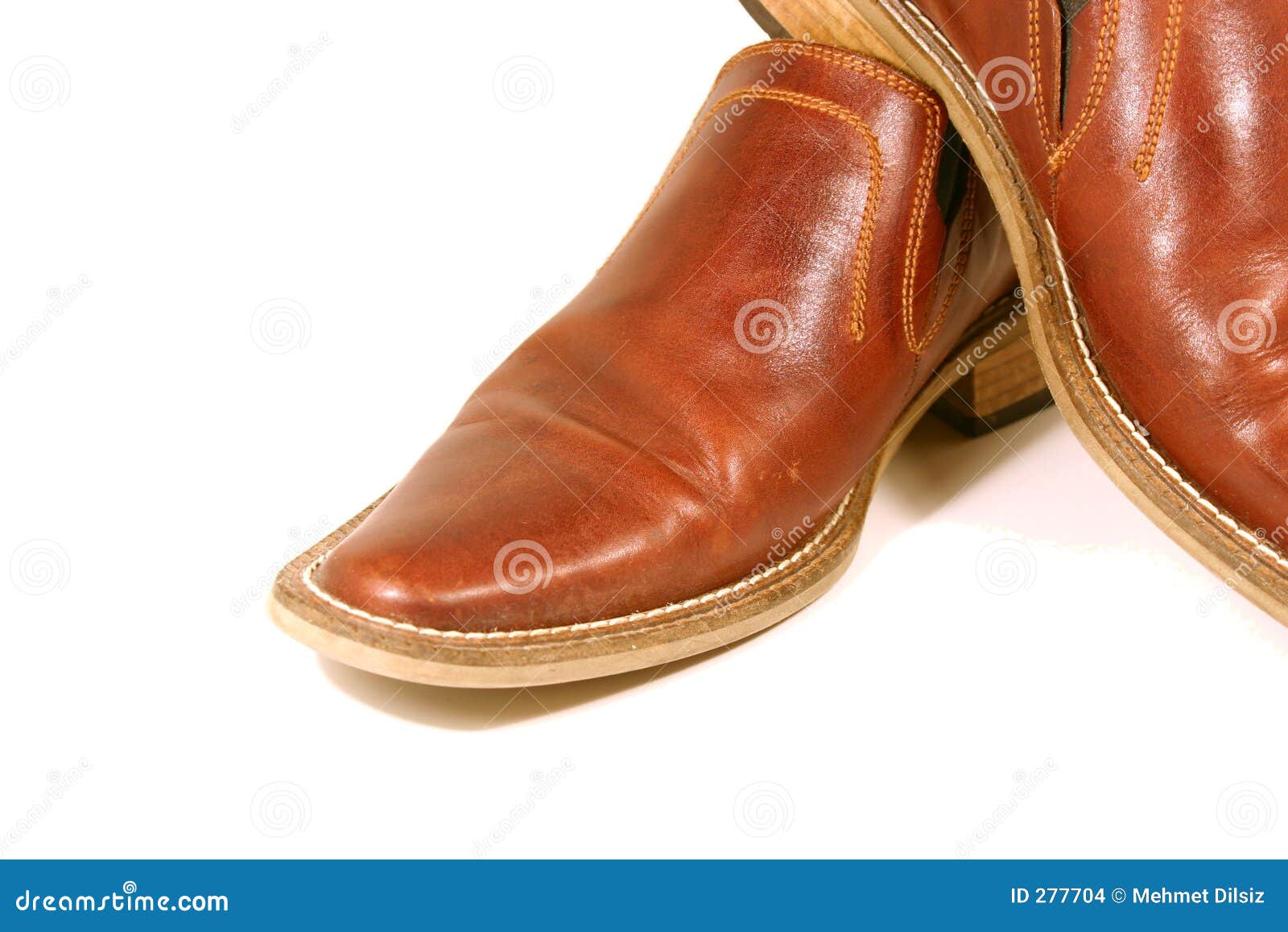 Brown Shoes stock photo. Image of business, blurry, leather 277704
