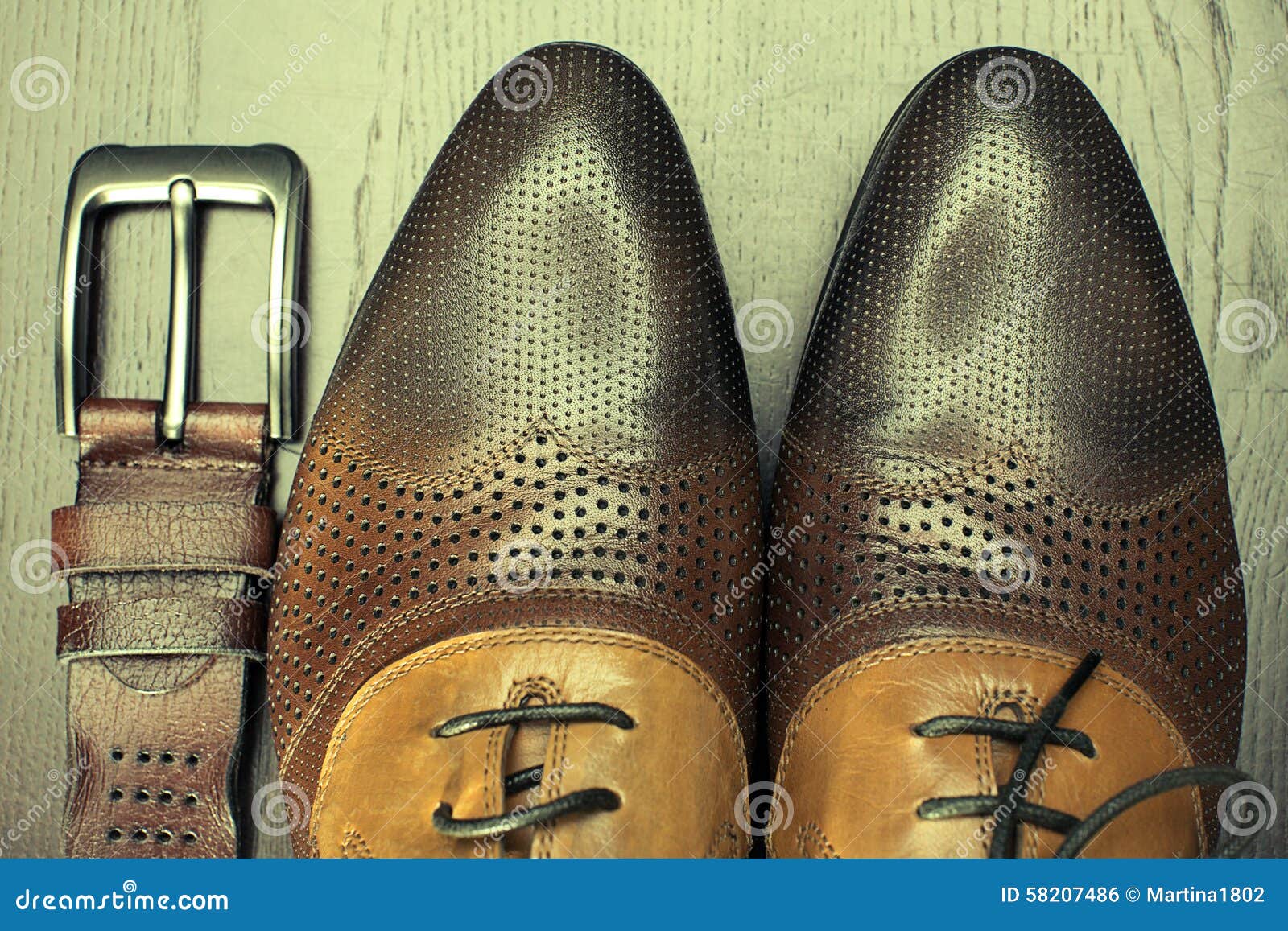 Brown Shoes and Belt Close Up Stock Photo Image of pair, accessory