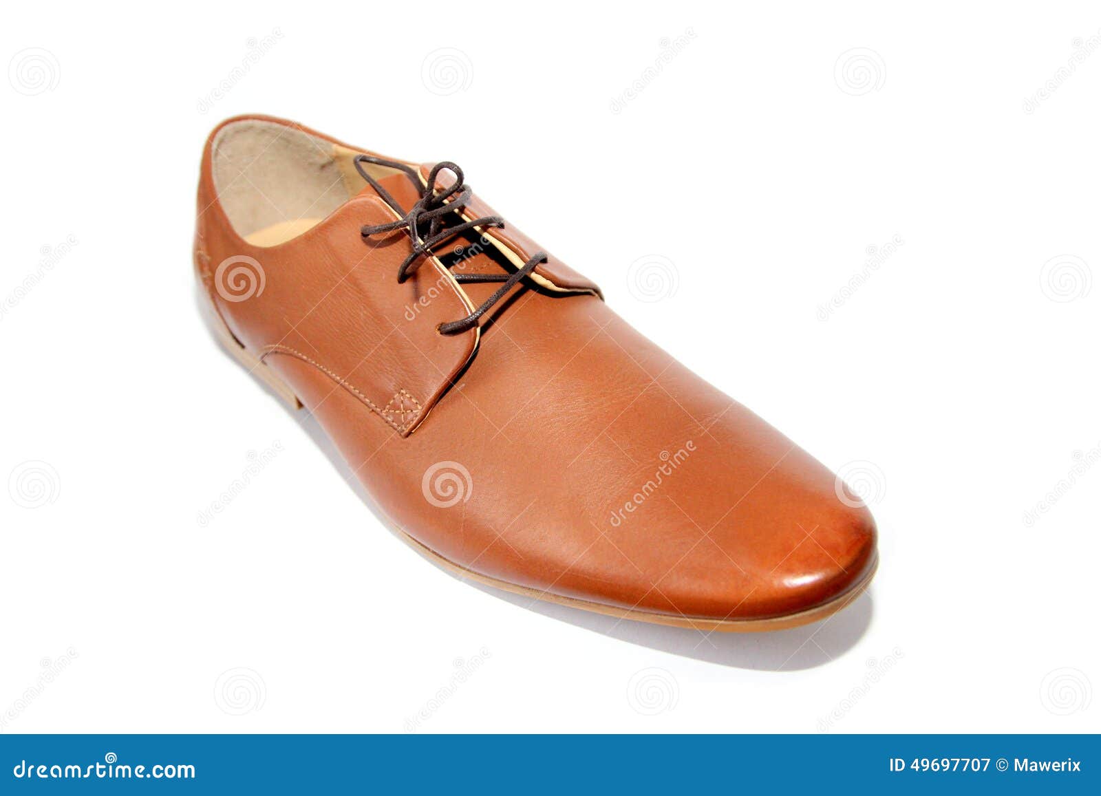 Brown shoes stock image. Image of elegance, brown, isolated - 49697707