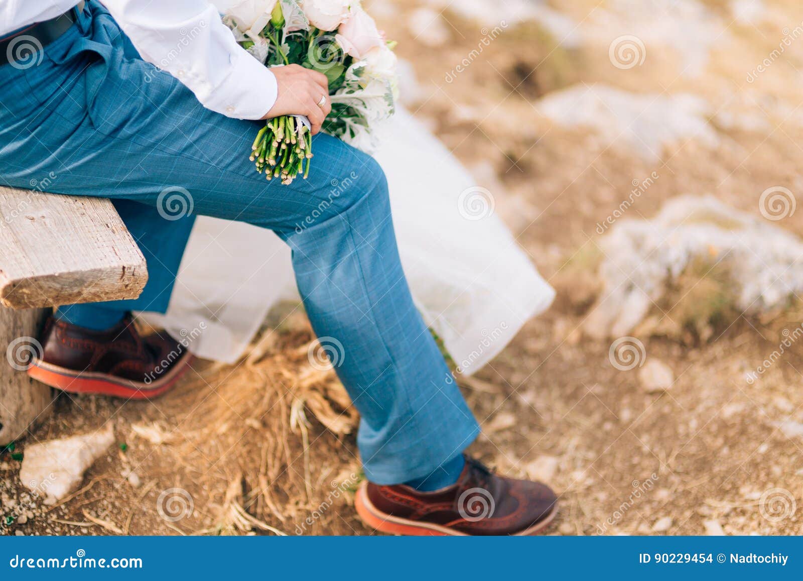 Brown shoes on male legs stock photo. Image of color - 90229454