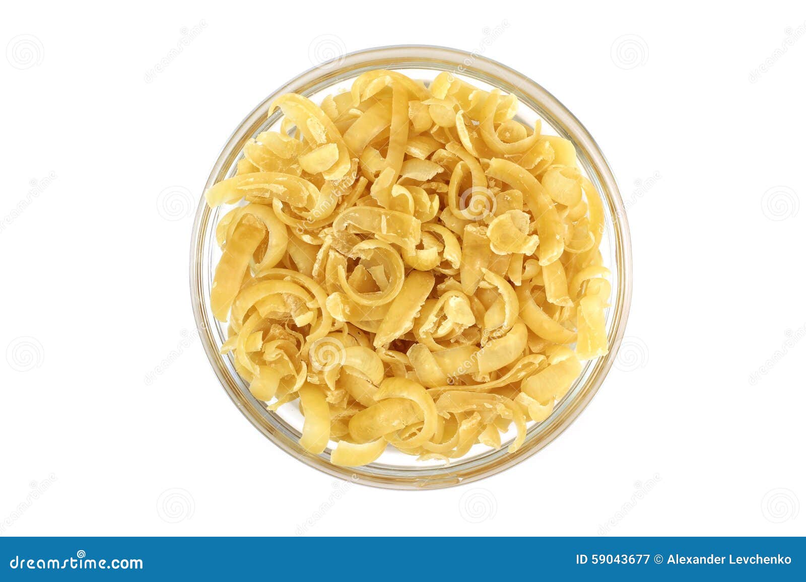Brown Soap Chips in a Glass Container Stock Image Image of