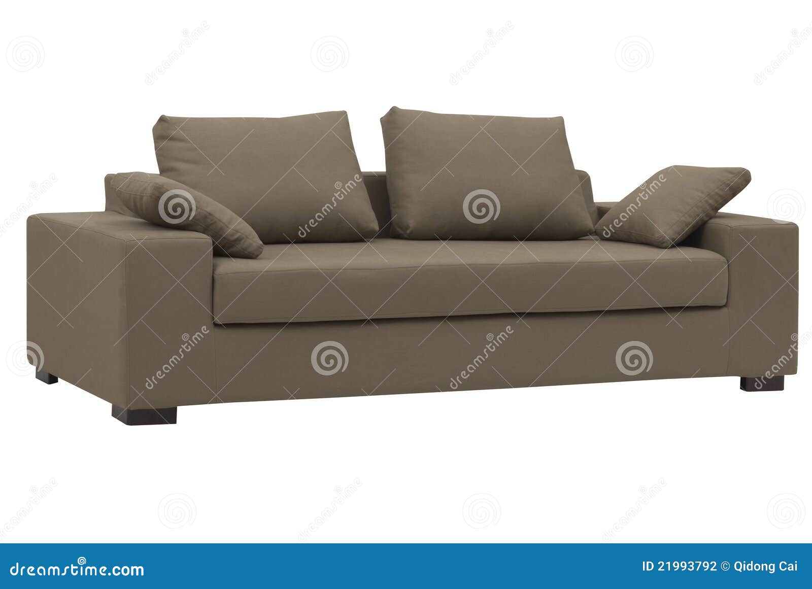 Brown sofa stock photo. Image of architecture, brown 21993792