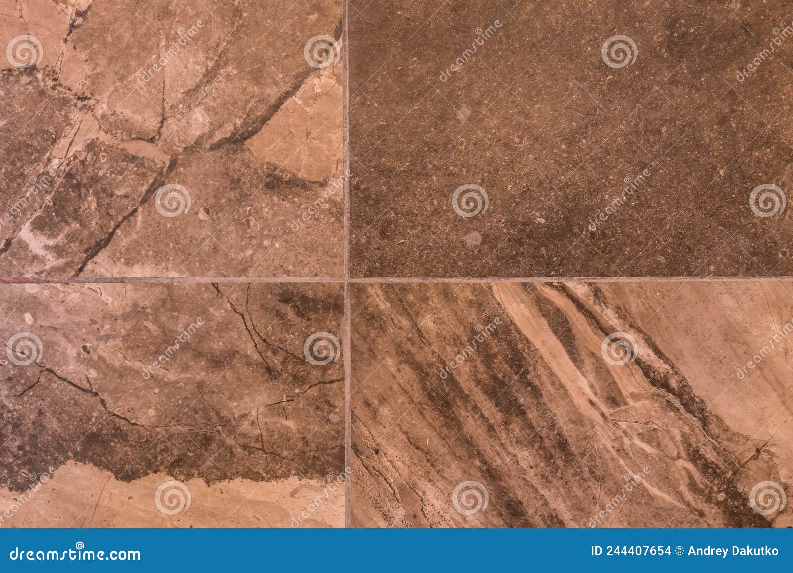 Brown Stone Floor Tile Texture Abstract Background Pattern Interior