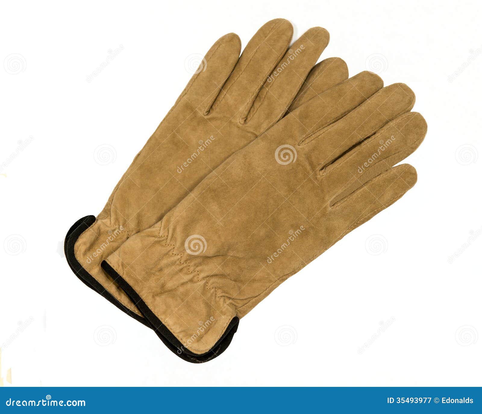 Brown Suede Gloves stock image. Image of closeup, protective 35493977