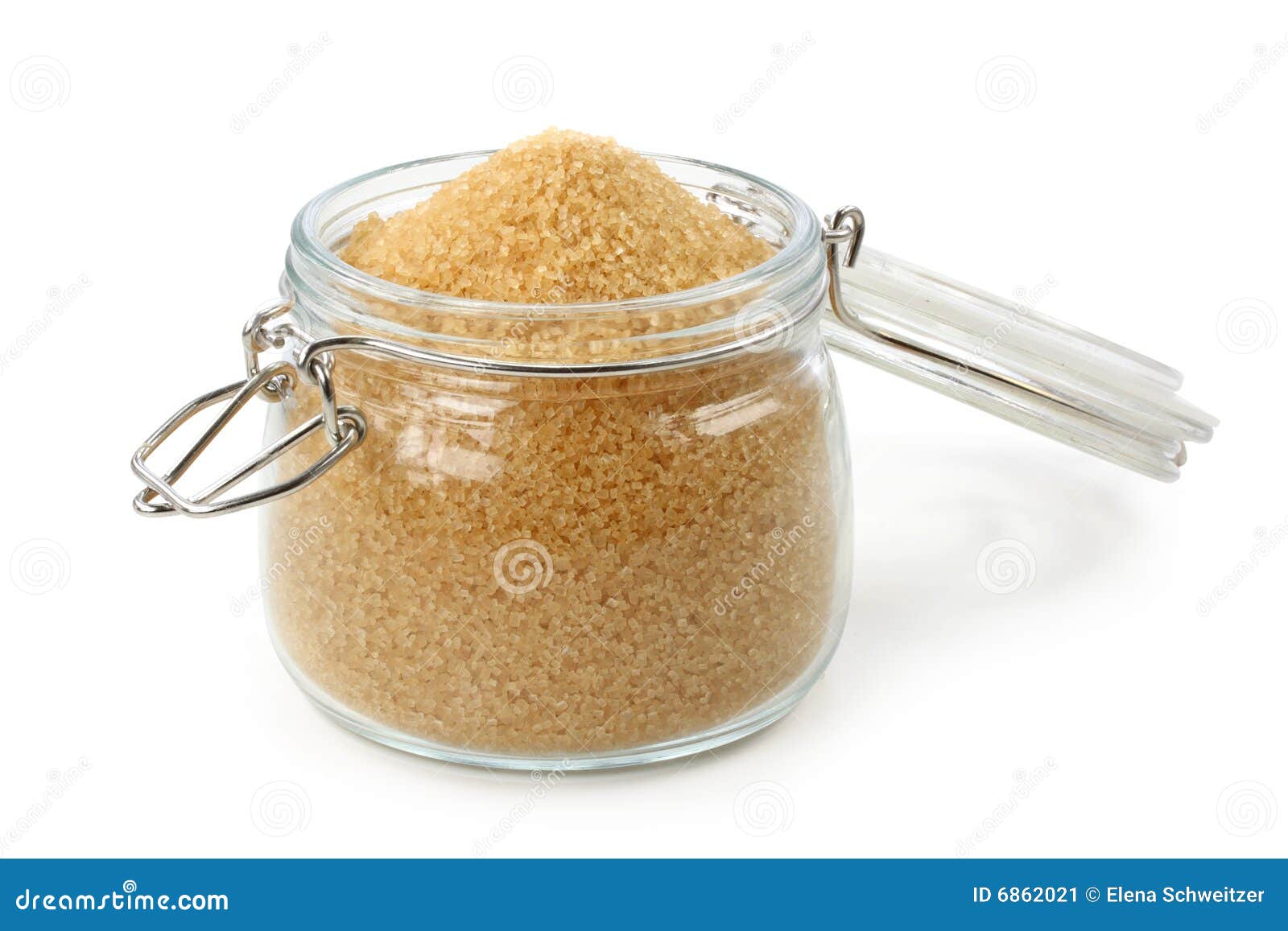 Brown sugar in glass stock image. Image of candy, closeup 6862021