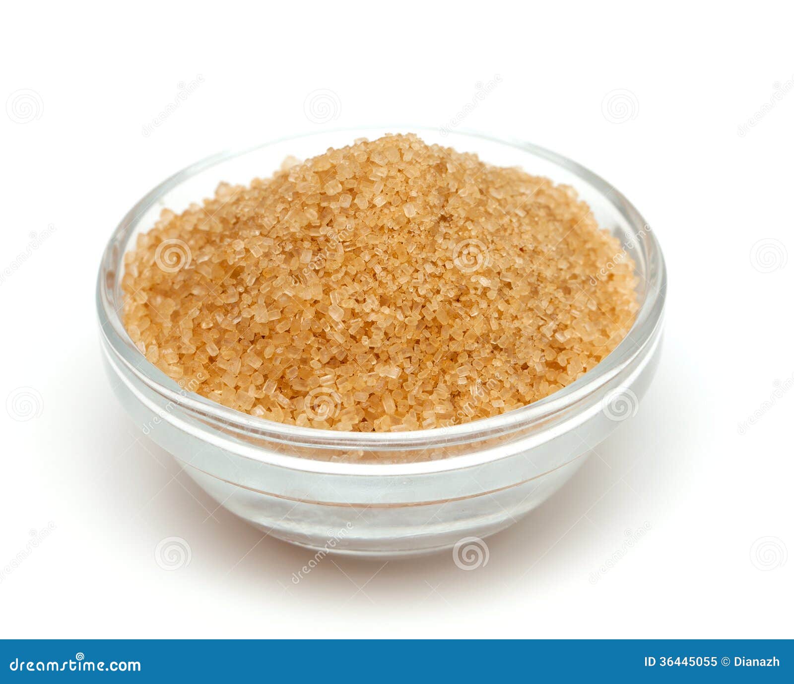Brown Sugar in a Glass Bowl Stock Image Image of recipe, sweet 36445055