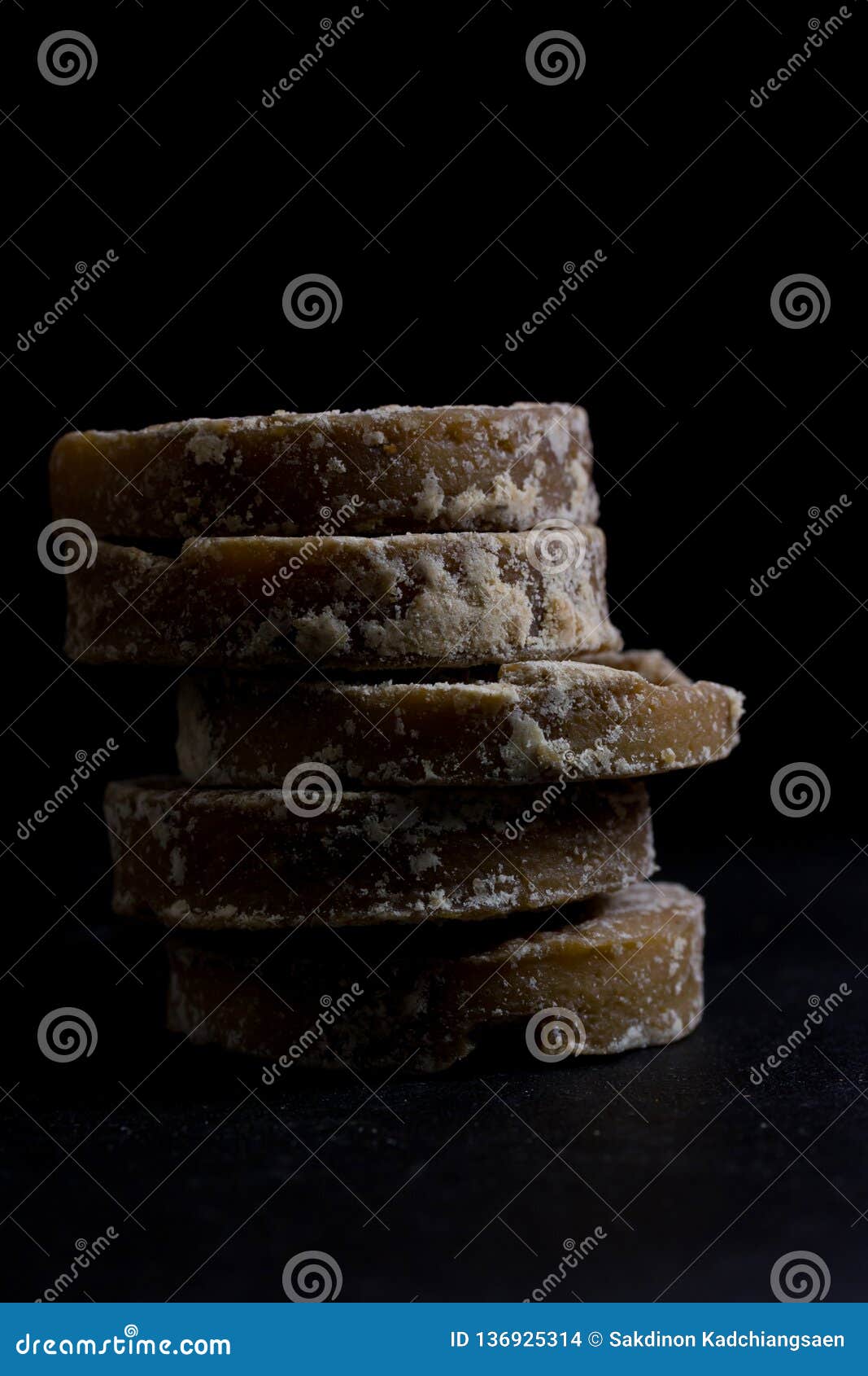 Brown sugar and palm sugar stock photo. Image of plant 136925314