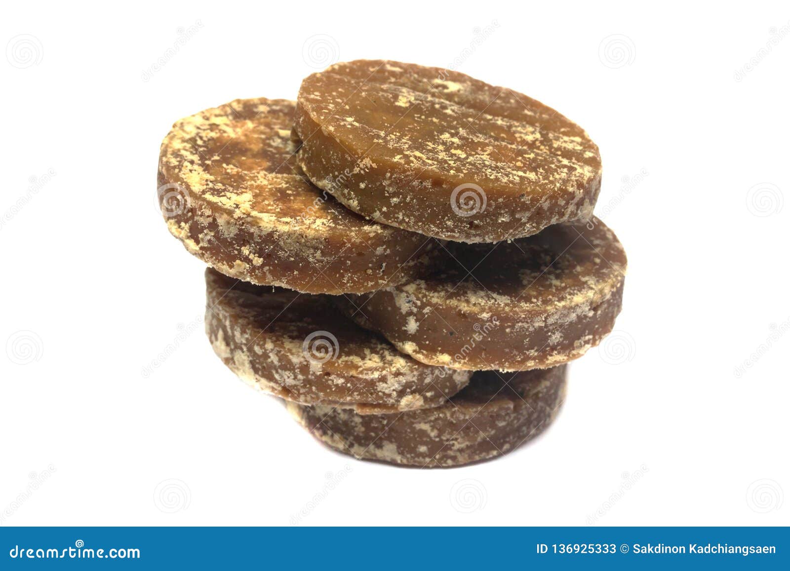 Brown sugar and palm sugar stock image. Image of black 136925333