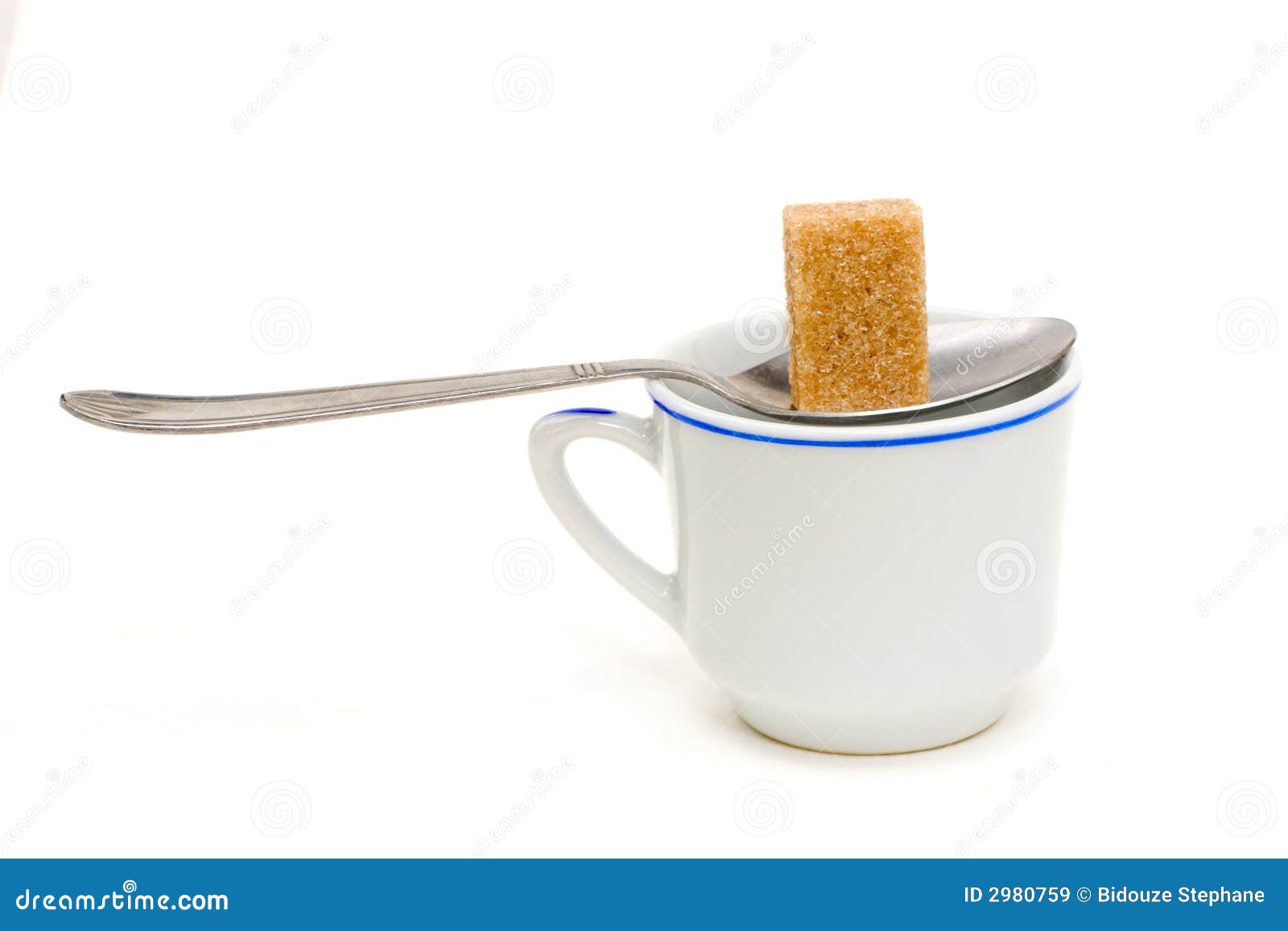 Brown sugar spoon and cup stock image. Image of diabetic 2980759