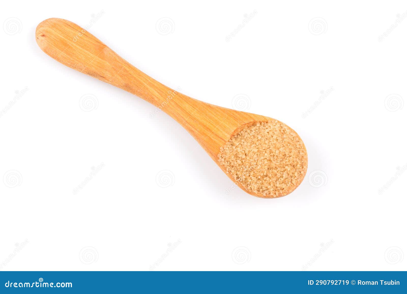 Brown sugar in a spoon stock image. Image of demerara 290792719