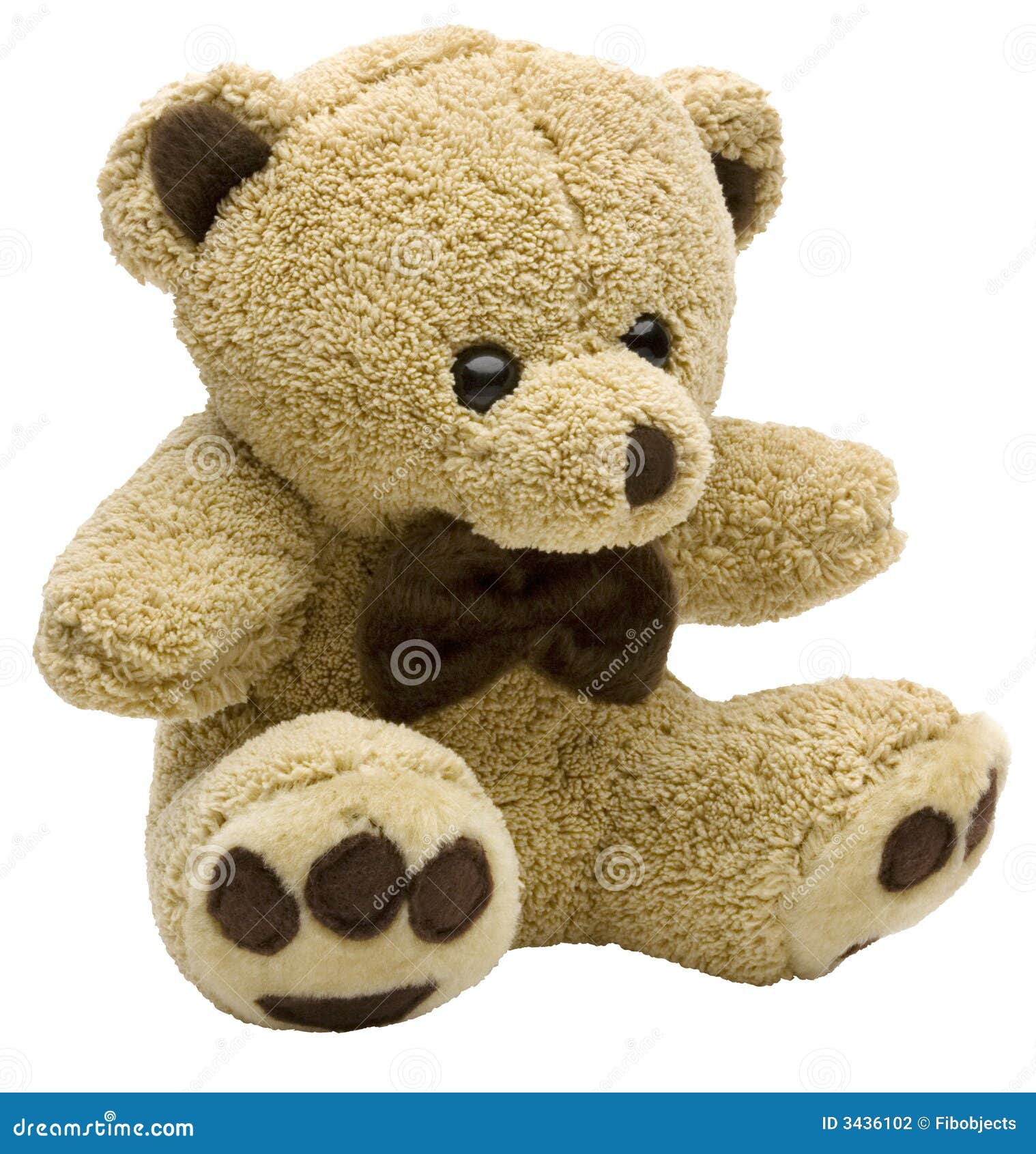 Brown Teddy Bear stock photo. Image of cloth, play, soft 3436102