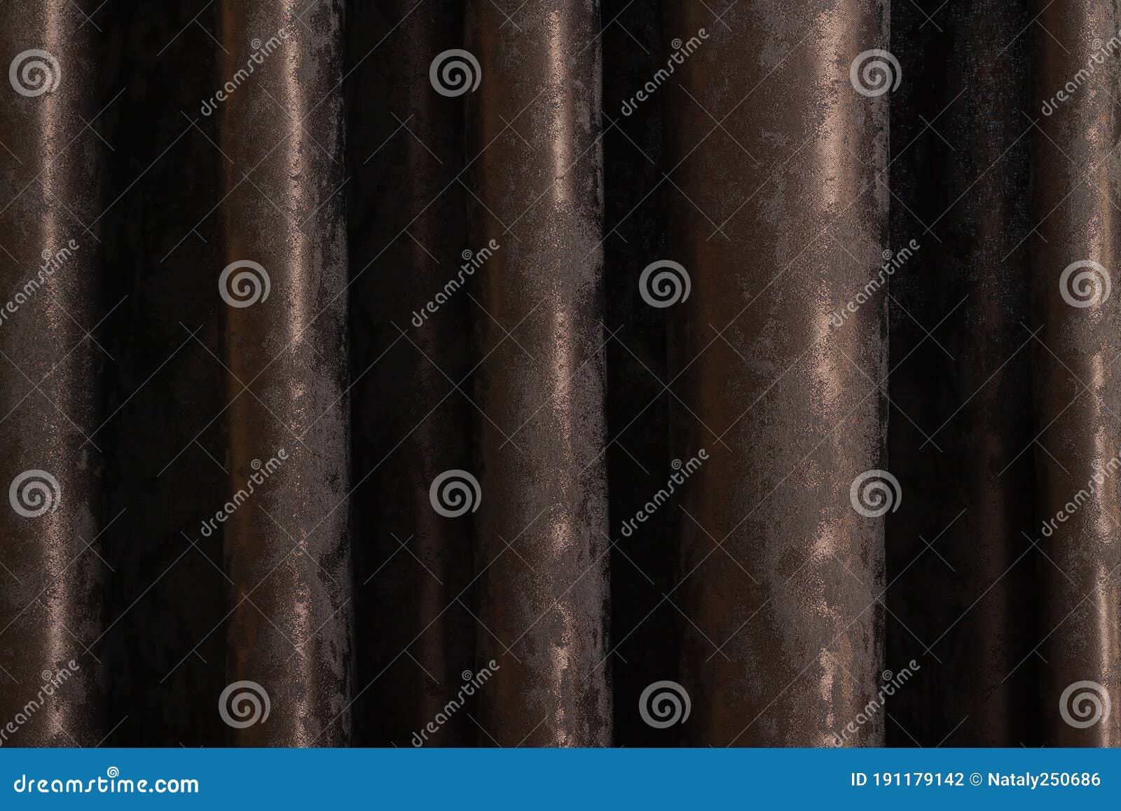 brown thick curtains with pleat texture macro wallpaper