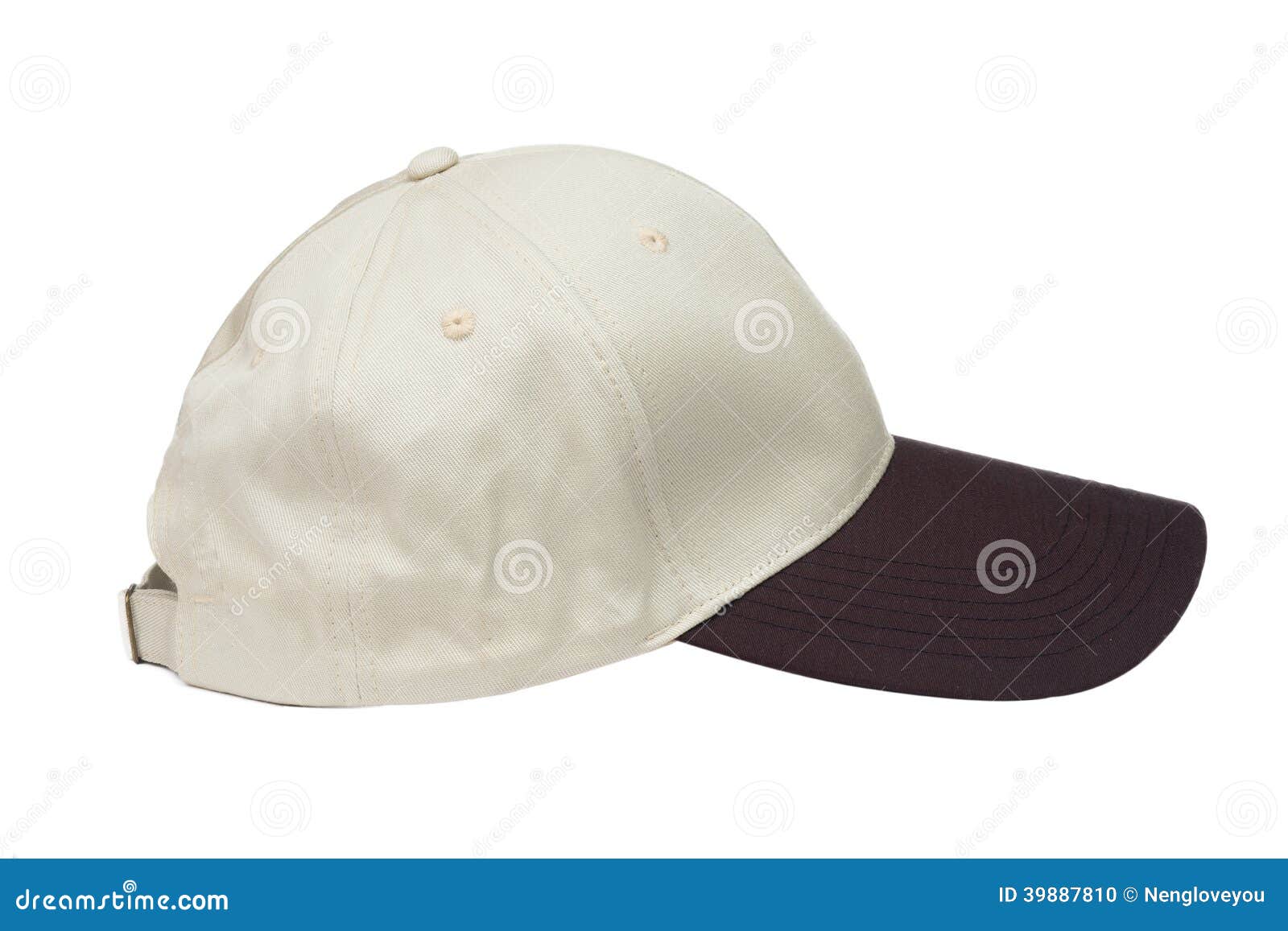 Brown Two Tone Baseball Caps Stock Photo - Image of horizontal, athlete ...