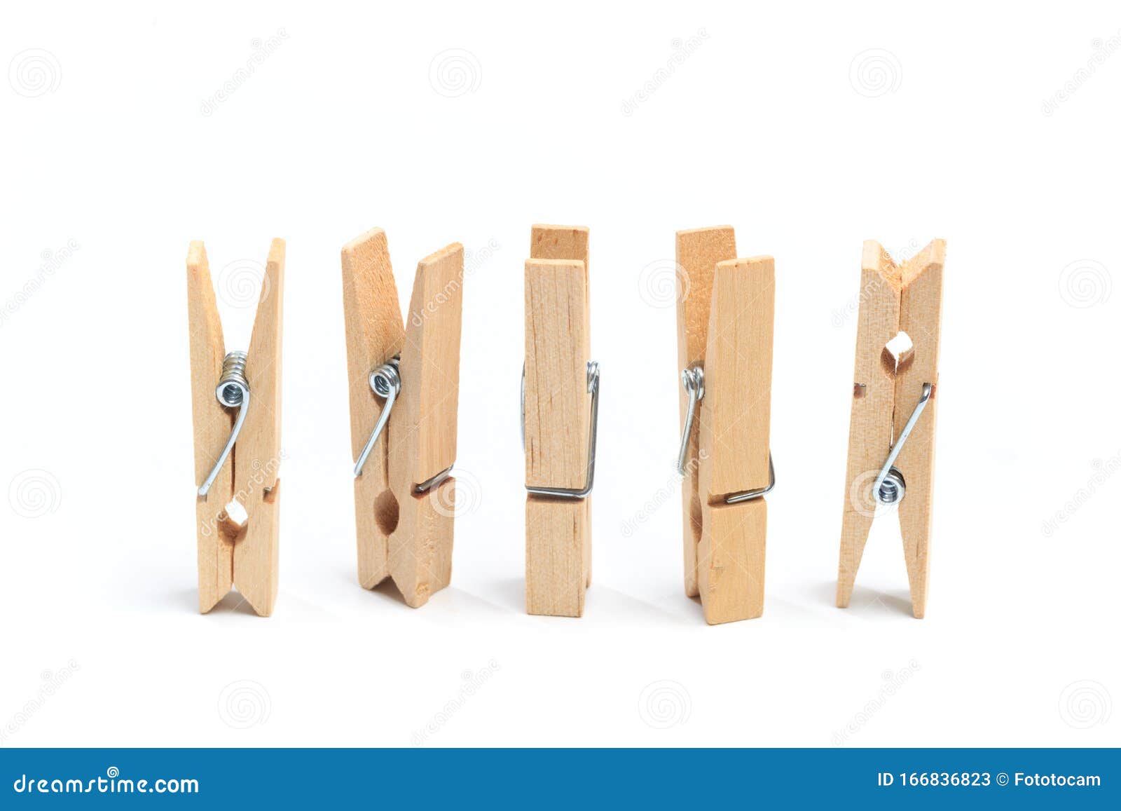 Brown Wood Clothes Peg or Clothespin on White Background. Image Stock Image Image of cloth