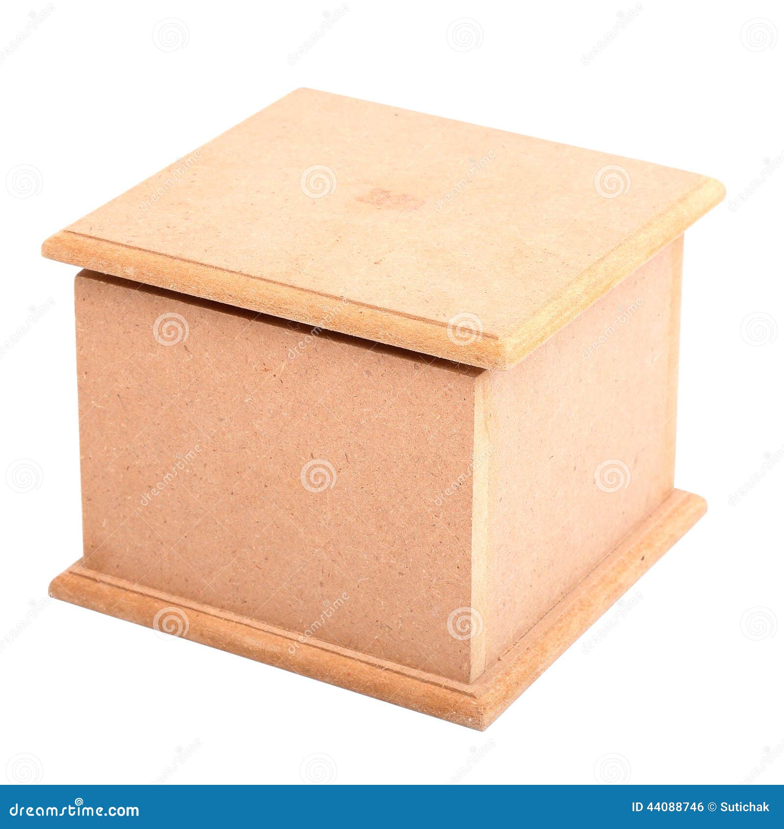 Brown wooden box stock photo. Image of industry, merchandise 44088746
