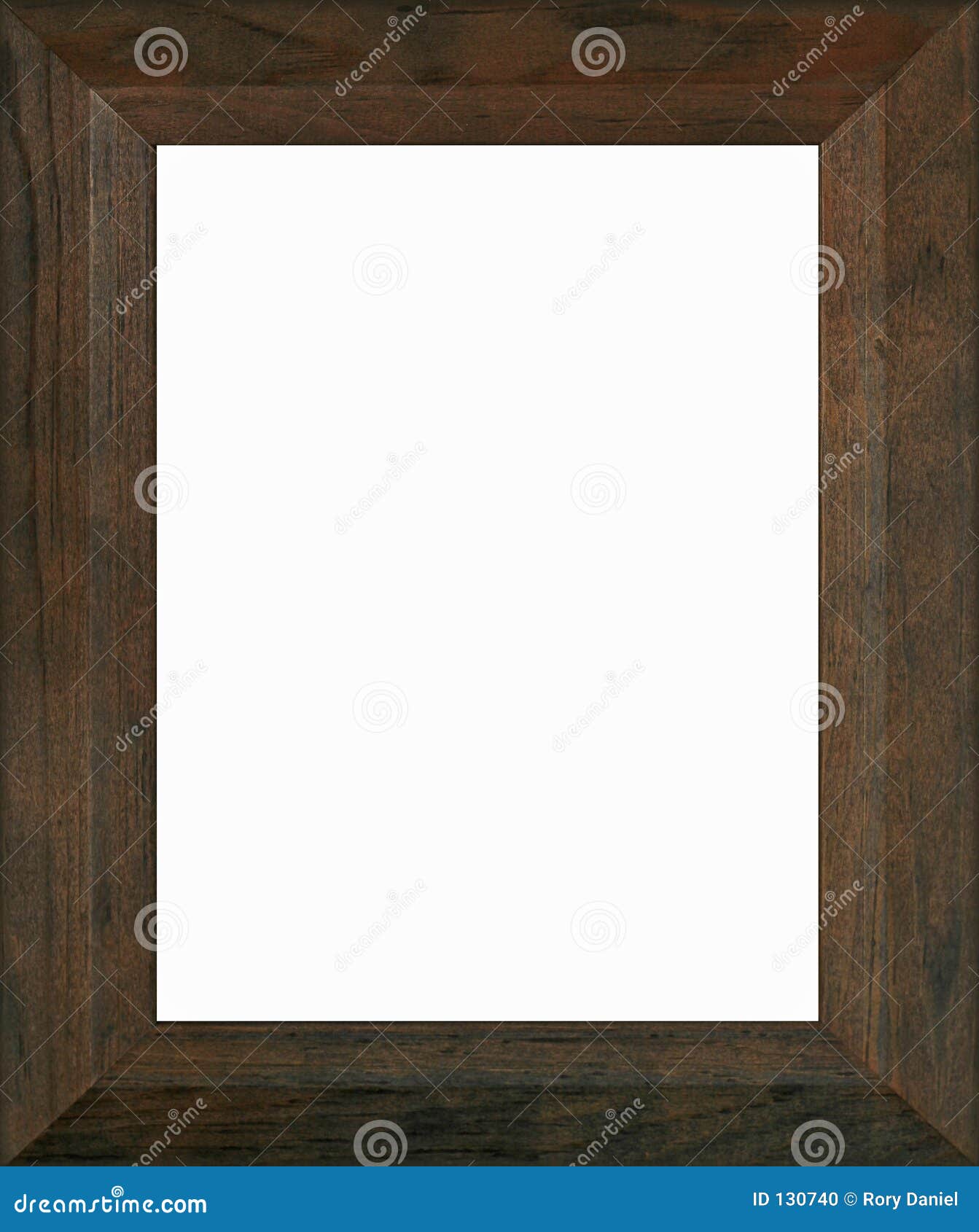 Brown Wooden Frame stock photo. Image of stained, brown 130740