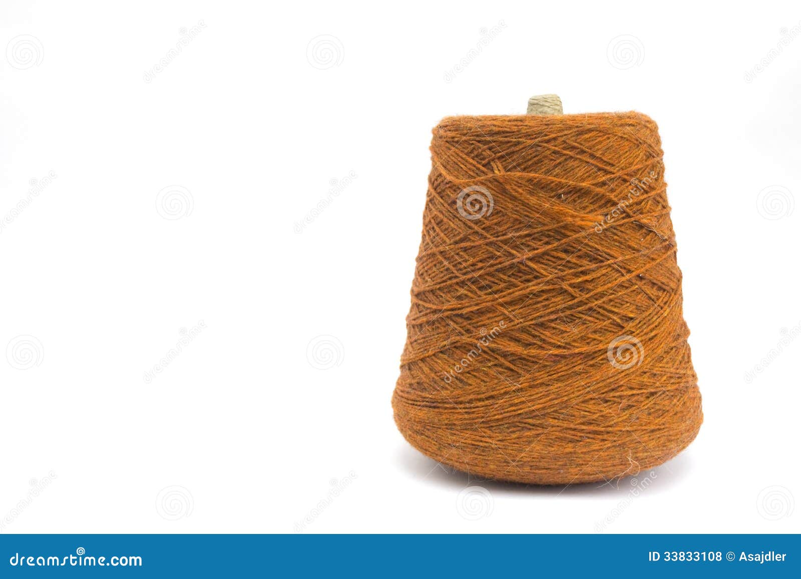 Brown yarn stock photo. Image of design, fashion, wool 33833108