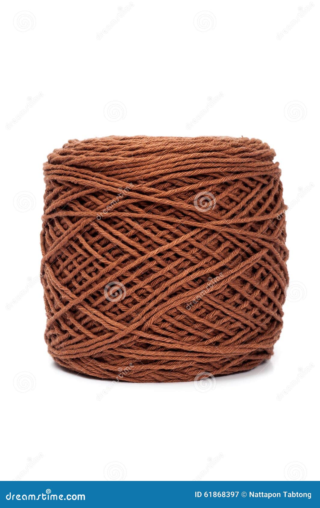 Brown Yarn Wool for Knitting Stock Image Image of string, softness