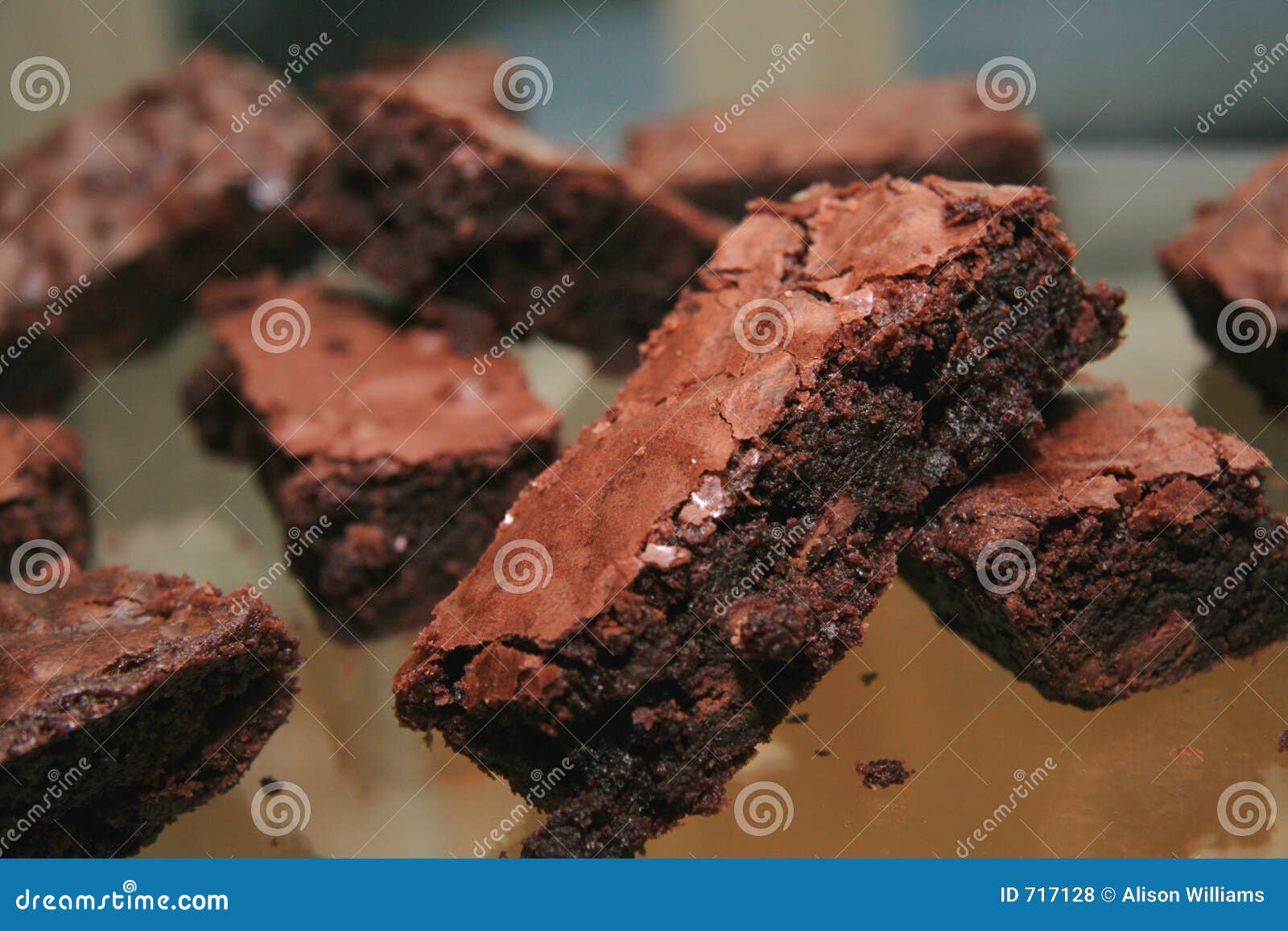 "brownie" de chocolat