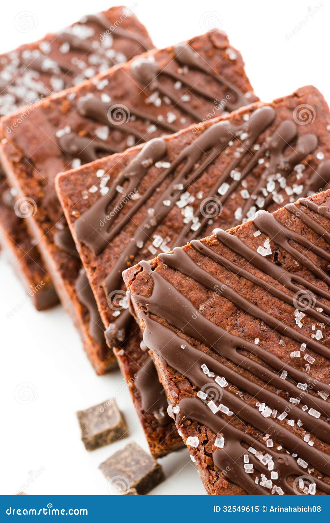 Brownie stock image. Image of sweets, brownie, salt, indulgence 32549615