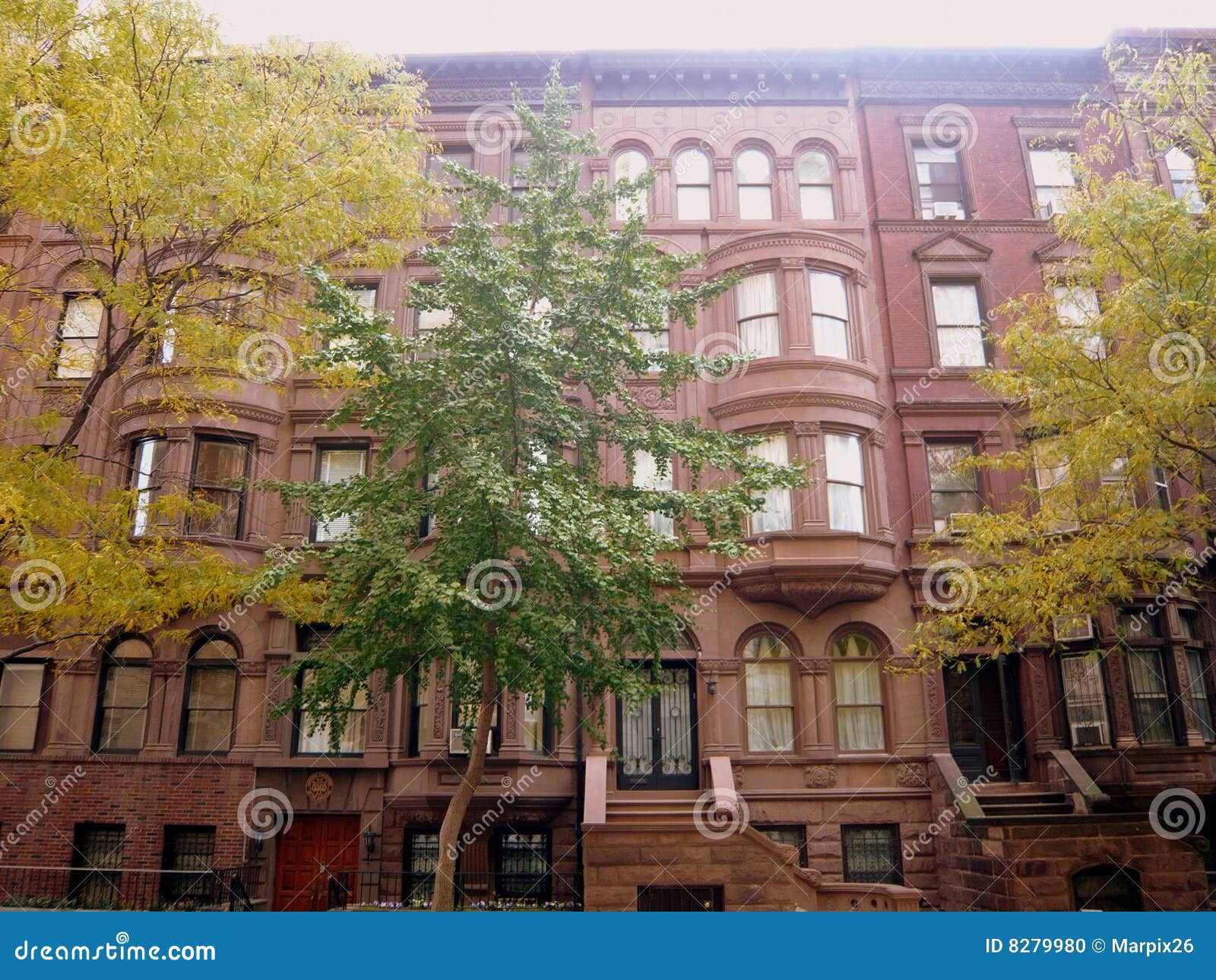 Brownstone Apartments Manhattan Stock Photo Image of skyline, travel